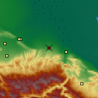 Nearby Forecast Locations - Chasawiurt - mapa