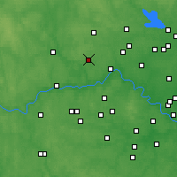 Nearby Forecast Locations - Diedowsk - mapa