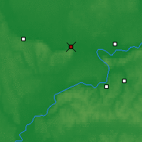 Nearby Forecast Locations - Gorochowiec - mapa