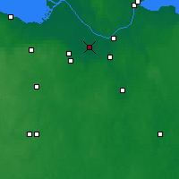 Nearby Forecast Locations - Kołpino - mapa