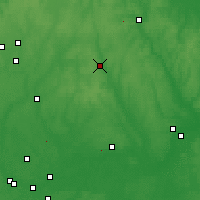 Nearby Forecast Locations - Kolczugino - mapa