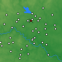 Nearby Forecast Locations - Korolow - mapa