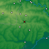 Nearby Forecast Locations - Krasnyj Sulin - mapa