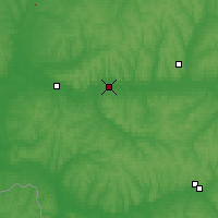 Nearby Forecast Locations - Kurczatow - mapa