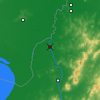 Nearby Forecast Locations - Lesozawodzk - mapa