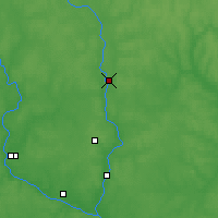 Nearby Forecast Locations - Ludinowo - mapa