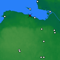 Nearby Forecast Locations - Łomonosow - mapa