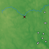 Nearby Forecast Locations - Możajsk - mapa