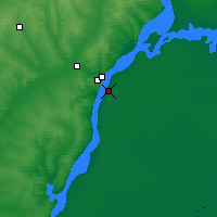 Nearby Forecast Locations - Nikołajewsk - mapa