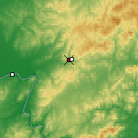 Nearby Forecast Locations - Obluchye - mapa