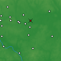 Nearby Forecast Locations - Oriechowo-Zujewo - mapa