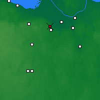 Nearby Forecast Locations - Puszkin - mapa