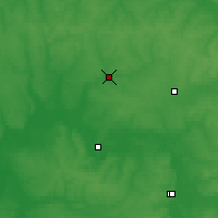Nearby Forecast Locations - Sarow - mapa