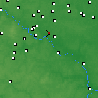 Nearby Forecast Locations - Żukowskij - mapa