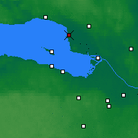 Nearby Forecast Locations - Siestrorieck - mapa