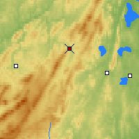 Nearby Forecast Locations - Złatoust - mapa