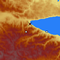 Nearby Forecast Locations - Sludianka - mapa
