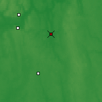 Nearby Forecast Locations - Sudogda - mapa