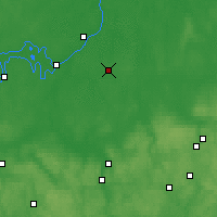 Nearby Forecast Locations - Tałdom - mapa