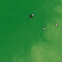Nearby Forecast Locations - Tichwin - mapa