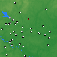 Nearby Forecast Locations - Czernogołowka - mapa