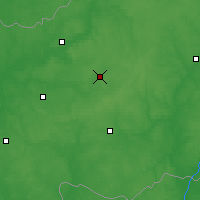 Nearby Forecast Locations - Uniecza - mapa