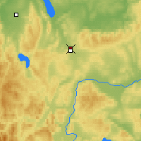 Nearby Forecast Locations - Użur - mapa