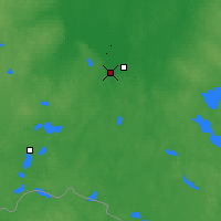 Nearby Forecast Locations - Wielkie Łuki - mapa