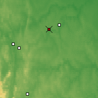 Nearby Forecast Locations - Wierchniaja Sałda - mapa