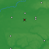 Nearby Forecast Locations - Bachmacz - mapa