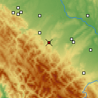 Nearby Forecast Locations - Dolina - mapa