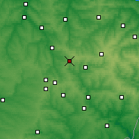 Nearby Forecast Locations - Gorłówka - mapa