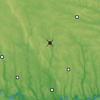 Nearby Forecast Locations - Gródek - mapa