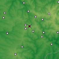 Nearby Forecast Locations - Jasynuwata - mapa