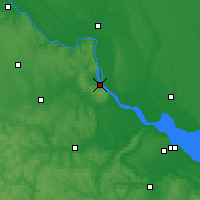 Nearby Forecast Locations - Kaniów - mapa