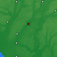 Nearby Forecast Locations - Mirhorod - mapa