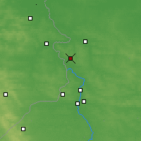 Nearby Forecast Locations - Nowowołyńsk - mapa