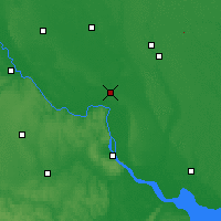 Nearby Forecast Locations - Perejasław - mapa