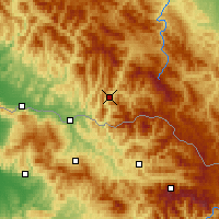 Nearby Forecast Locations - Rachów - mapa