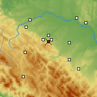 Nearby Forecast Locations - Truskawiec - mapa