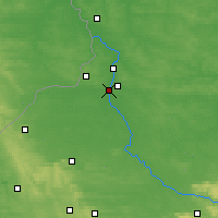 Nearby Forecast Locations - Czerwonogród - mapa