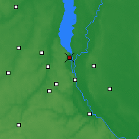 Nearby Forecast Locations - Wyszogród - mapa