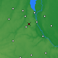 Nearby Forecast Locations - Wysznewe - mapa