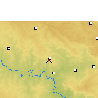 Nearby Forecast Locations - Kalaburagi - mapa