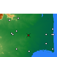 Nearby Forecast Locations - Tańdźawur - mapa
