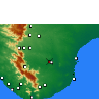 Nearby Forecast Locations - Tirunelweli - mapa