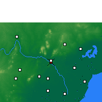 Nearby Forecast Locations - Widźajawada - mapa