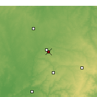 Nearby Forecast Locations - Webb - mapa