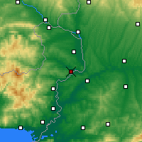 Nearby Forecast Locations - Didimoticho - mapa