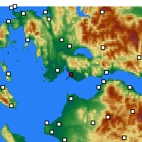 Nearby Forecast Locations - Missolungi - mapa